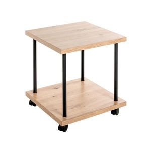 PRÍRUČNÝ STOLÍK, čierna, farba duba vyobraziť