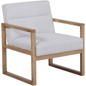 Ti'me KRESLO, drevo, textil, béžová vyobraziť