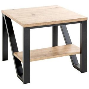 PRÍRUČNÝ STOLÍK, čierna, farba duba vyobraziť