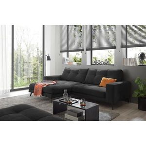 Livetastic ROHOVÁ SEDAČKA, textil, čierna vyobraziť