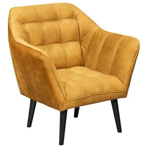 MID.YOU KOKTAILOVÉ KRESLO, textil, kompozitné drevo, žltá vyobraziť