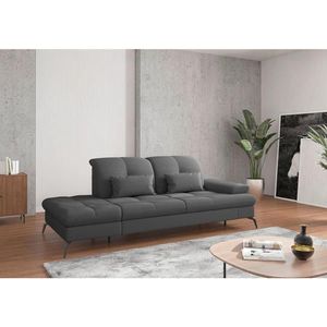 Sit & More LEŇOŠKA, textil, tmavosivá vyobraziť