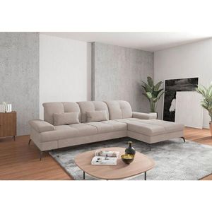 Sit & More ROHOVÁ SEDAČKA, textil, sivobéžová vyobraziť