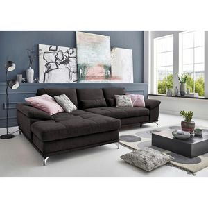 Sit & More ROHOVÁ SEDAČKA, textil, čierna vyobraziť