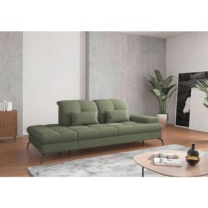 Sit & More LEŇOŠKA, textil, olivovozelená vyobraziť