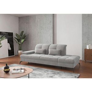 Sit & More LEŇOŠKA, textil, strieborná vyobraziť