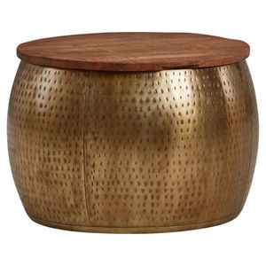 MID.YOU KONFERENČNÝ STOLÍK, zlatá, drevo, 60/60/40 cm vyobraziť