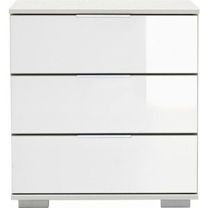 Carryhome NOČNÝ STOLÍK, biela, 52/58/38 cm vyobraziť