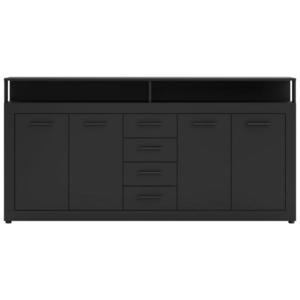 MID.YOU ŠIROKÁ KOMODA, antracitová, 190/96/32 cm vyobraziť