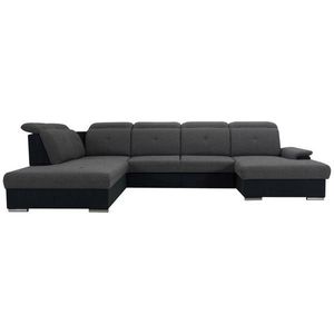 Cantus SEDACIA SÚPRAVA, textil, čierna, tmavosivá vyobraziť