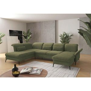 Sit & More SEDACIA SÚPRAVA, textil, svetlozelená vyobraziť