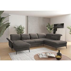 Sit & More SEDACIA SÚPRAVA, textil, grafitová vyobraziť