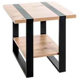 PRÍRUČNÝ STOLÍK, čierna, farba duba vyobraziť