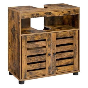 MID.YOU SKRINKA POD UMÝVADLO, hnedá, čierna, hnedá, 60/63/30 cm vyobraziť