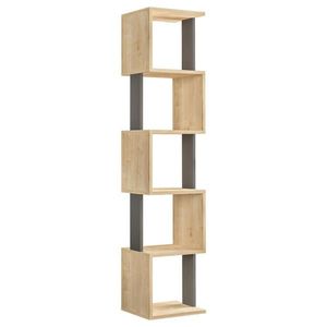 Livetastic NÁSTENNÁ KNIŽNICA, farba duba, 35/161/30 cm vyobraziť