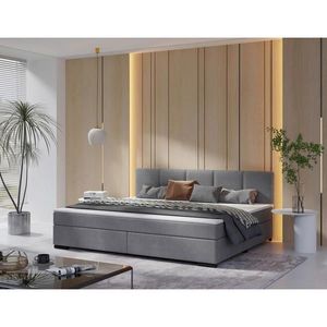 MID.YOU BOXSPRINGOVÁ POSTEĽ, 240/200 cm, svetlosivá vyobraziť