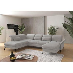 Sit & More SEDACIA SÚPRAVA, textil, strieborná vyobraziť