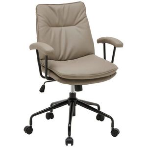 Novel OTOČNÁ STOLIČKA, vzhľad kože, bahenná hnedá vyobraziť