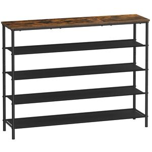 MID.YOU REGÁL NA TOPÁNKY, čierna, tmavohnedá, vyobraziť