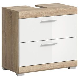 MID.YOU Skrinka pod umývadlo Lambada, , biela s vysokým leskom, 60/56/34 cm vyobraziť