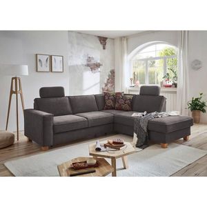 Sit & More ROHOVÁ SEDAČKA, textil, tmavosivá vyobraziť