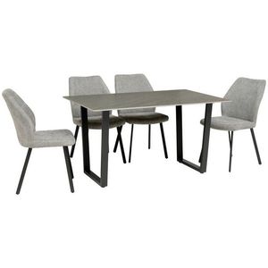 MID.YOU STOLOVÁ SÚPRAVA, tmavosivá vyobraziť