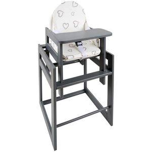 My Baby Lou DETSKÁ JEDÁL. STOLIČKA 2 V 1, buk, sivá vyobraziť