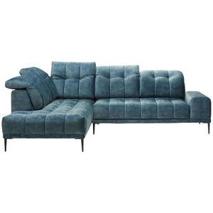 Stylife ROHOVÁ SEDAČKA, textil, modrá vyobraziť