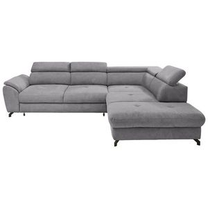 Stylife ROHOVÁ SEDAČKA, textil, svetlosivá vyobraziť