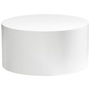 Livetastic KONFERENČNÝ STOLÍK, biela s vysokým leskom, kompozitné drevo, 60/60/30 cm vyobraziť