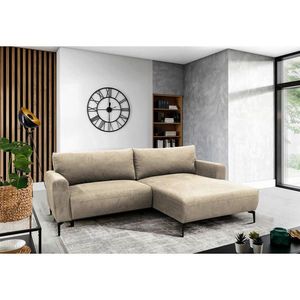 MID.YOU ROHOVÁ SEDAČKA, textil, béžová vyobraziť