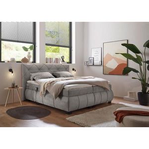 MID.YOU BOXSPRINGOVÁ POSTEĽ, 180/200 cm, sivá vyobraziť