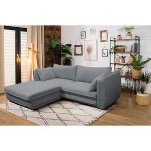 MID.YOU ROHOVÁ SEDAČKA, textil, sivá vyobraziť