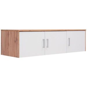 Xora NADSTAVEC NA SKRIŇU, biela, dub wotan, 157/43/54 cm vyobraziť