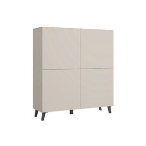 Livetastic VYSOKÁ KOMODA, béžová, kašmírová, 120/128/39 cm vyobraziť