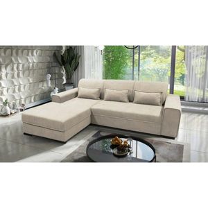 MID.YOU ROHOVÁ SEDAČKA, textil, béžová vyobraziť