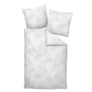 Janine POSTEĽNÁ BIELIZEŇ, makosatén, strieborná, 140/200 cm vyobraziť