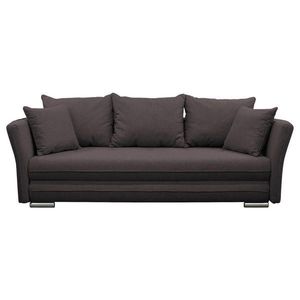 MID.YOU ROZKLADACIA POHOVKA, textil, tmavohnedá vyobraziť