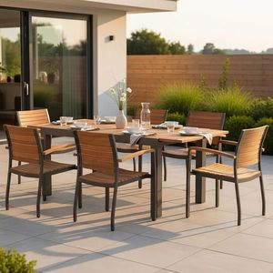 Gardenson ZÁHRADNÁ SÚPRAVA 7-dielne, drevo, kov vyobraziť