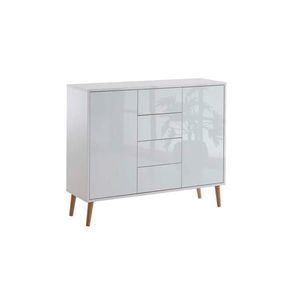 MID.YOU KOMODA, biela, biela s vysokým leskom, 105, 5/86/33 cm vyobraziť