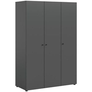 MID.YOU SKRIŇA S OTOČNÝMI DVERAMI, antracitová, 120/176/51 cm vyobraziť