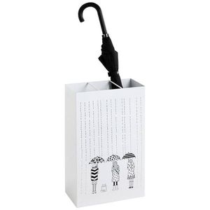 STOJAN NA DÁŽDNIKY, čierna, biela vyobraziť