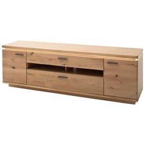 Linea Natura SKRINKA POD TV, trámový dub, dub bianco, 210/68/50 cm vyobraziť