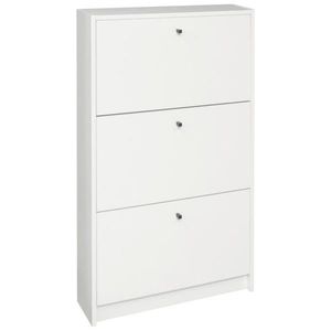 Xora VÝKLOPNÁ SKRINKA NA TOPÁNKY, biela, 60/104/16 cm vyobraziť