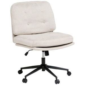 MID.YOU OTOČNÁ STOLIČKA, mikrovlákno, béžová vyobraziť