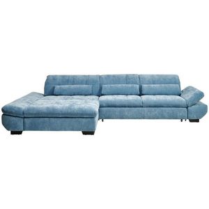 Xora ROHOVÁ SEDAČKA, textil, pastelová modrá vyobraziť