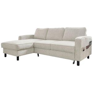 MID.YOU ROHOVÁ SEDAČKA, textil, béžová vyobraziť