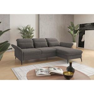 Sit & More ROHOVÁ SEDAČKA, textil, grafitová vyobraziť