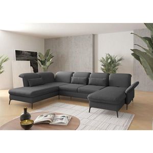 Sit & More SEDACIA SÚPRAVA, textil, tmavosivá vyobraziť