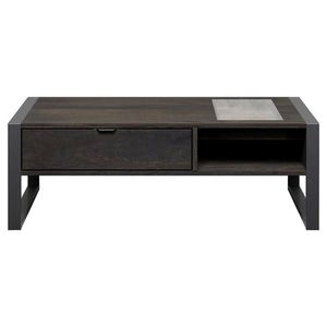 Livetastic KONFERENČNÝ STOLÍK, antracitová, čierna, drevo, kov, sklo, 120/60/45 cm vyobraziť